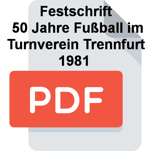 Z Festschrift 50 Jahre Fussball im Turnverein Trennfurt 1981